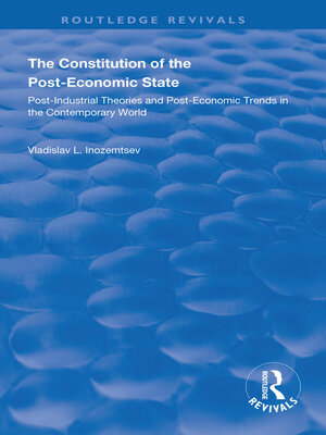 cover image of The Constitution of the Post-Economic State